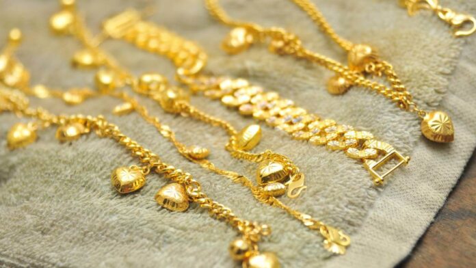 Beautiful gold jewellery