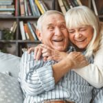 older couple laughing together