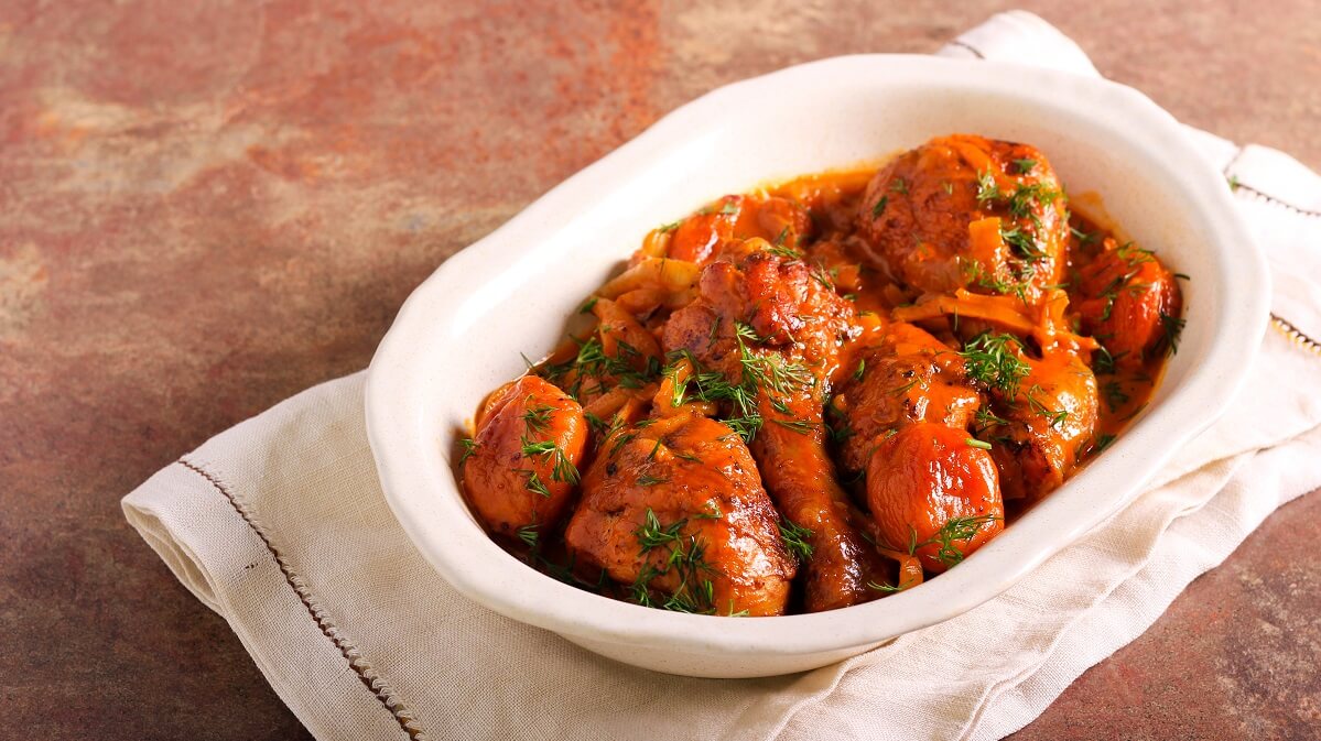 spiced apricot chicken