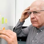 man struggling with memory