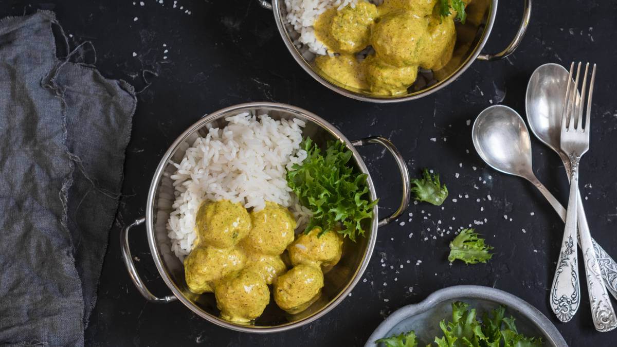Green Curry Meatballs
