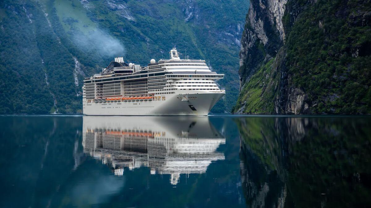 Beautiful cruise ship