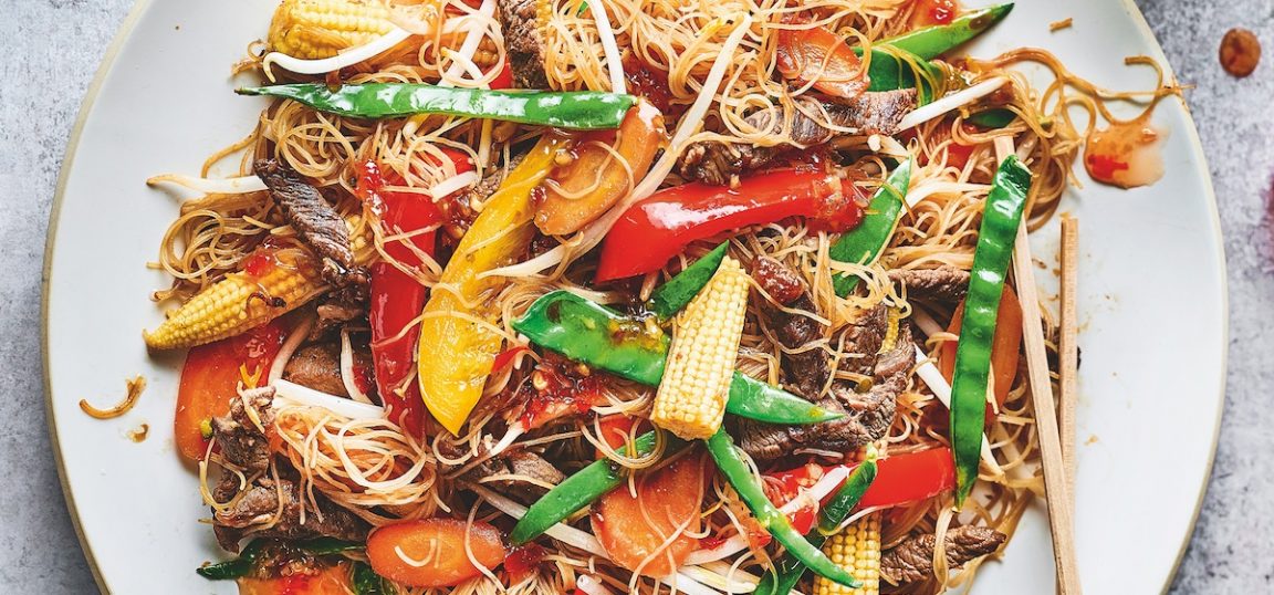 Speedy Chilli Beef StirFry with corn and capsicum YourLifeChoices