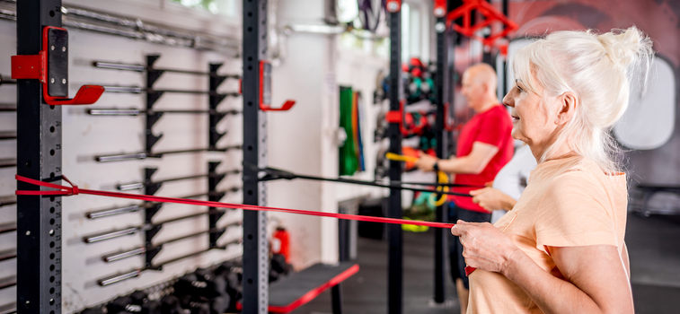 Resistance training benefits both men and women in older age