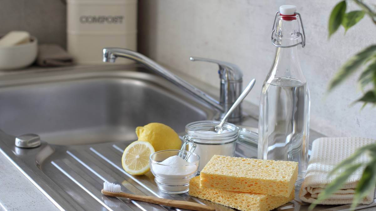 Natural cleaning products from the pantry