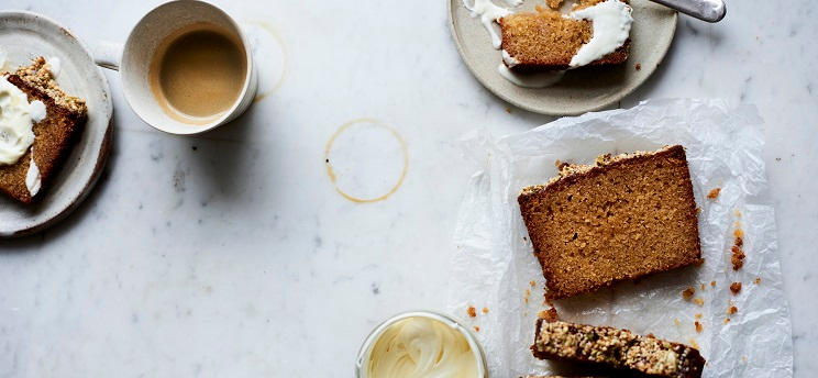 Honey, Almond and Cardamom Drizzle Cake