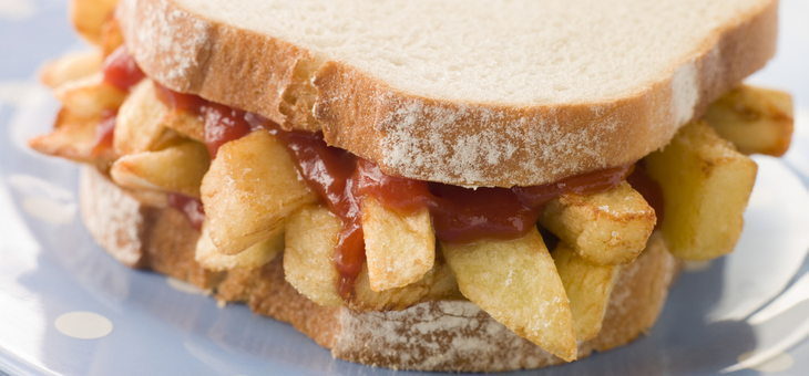 Comfort food faves: Chip sandwiches, stewed fruit and tomato soup