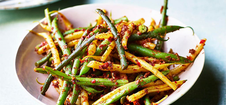 Spicy Green Beans with Chilli and Garlic