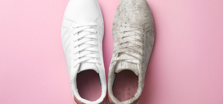 How to clean white shoes and get them looking like new again