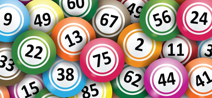 coloured lottery balls