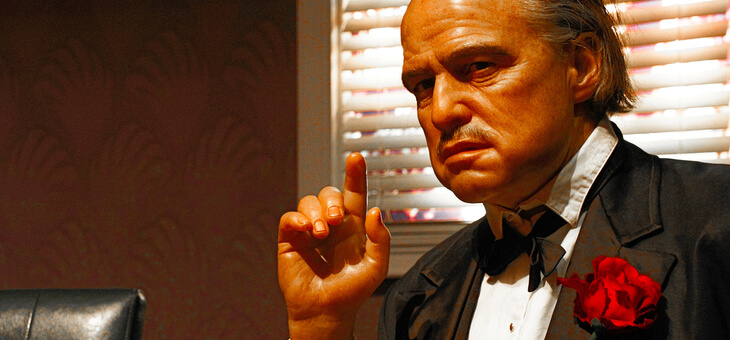 marlon brando as michael corleone in the godfather