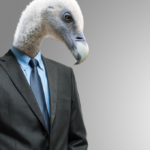 vulture wearing a suit