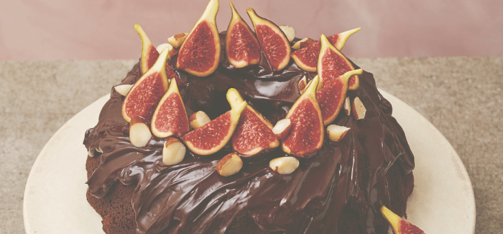 Fig and Brazil Nut Chocolate Mud Cake