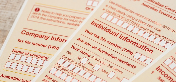 australian tax return forms