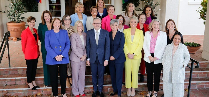 Prime Minister Anthony Albanese and his cabinet