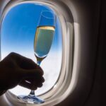 Drinking on a plane