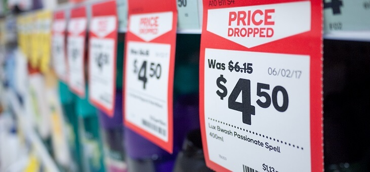 supermarket sale price labels