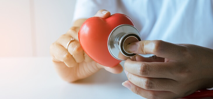 doctor monitoring heart health