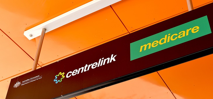 centrelink and medicare sign