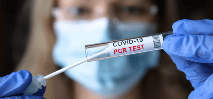doctor performing covid test