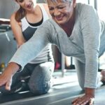 woman getting fit for healthy ageing