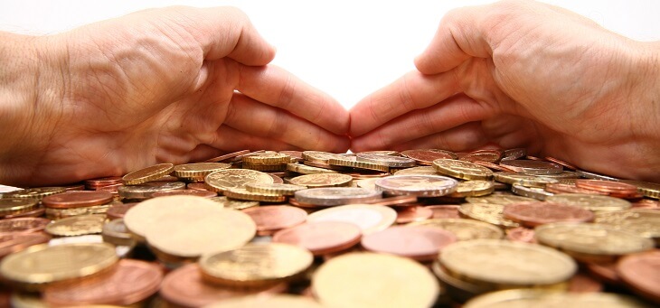 older person hoarding coins, refusing to spend their super