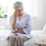 woman struggling with long covid symptoms