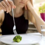 woman with depression after going vegetarian