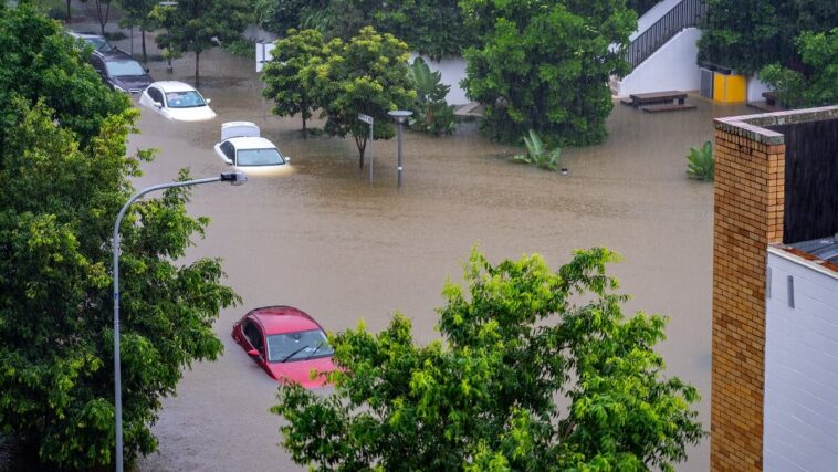 flooded homes hopefully covered by flood insurance