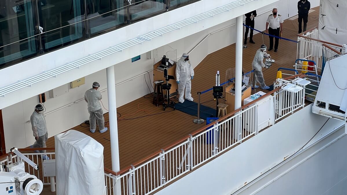 health authorities aboard the ruby princess