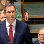 federal treasurer dr jim chalmers delivers his first budget speech 2022-23