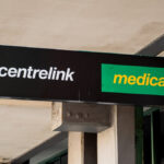 centrelink sign outside office