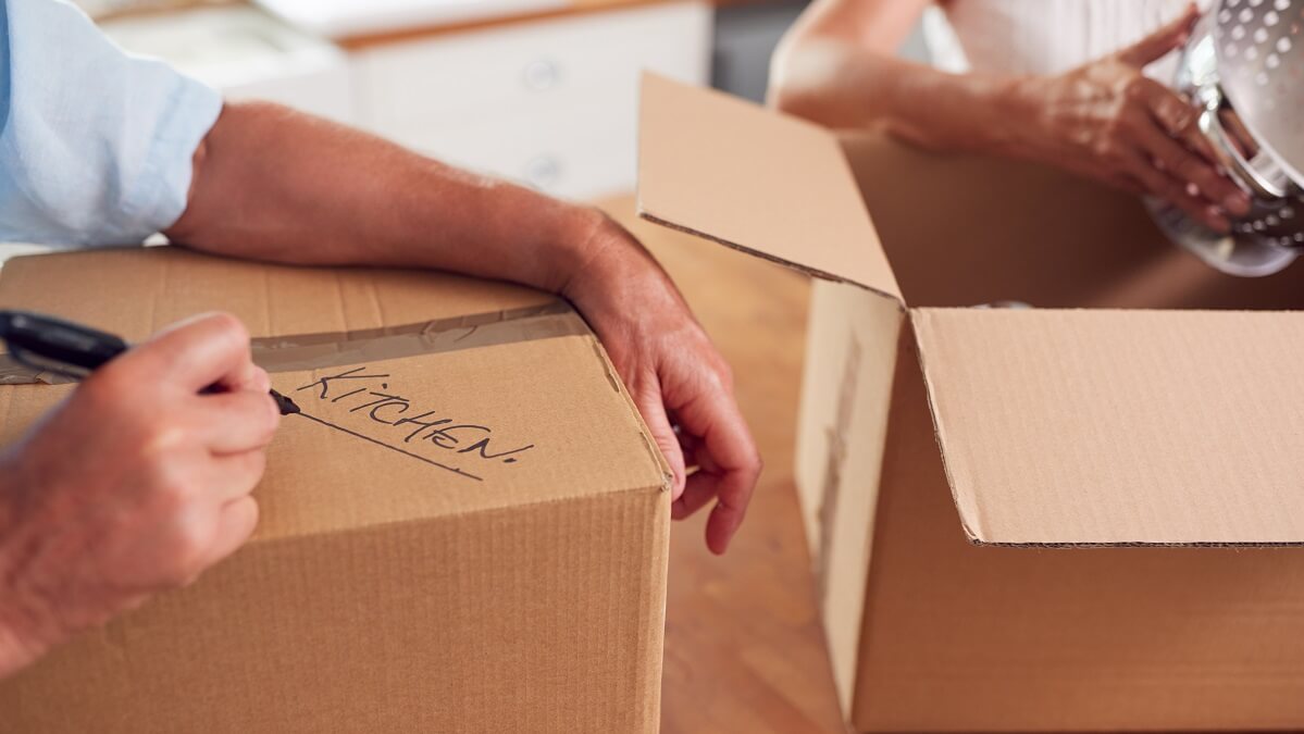 couple moving after receiving downsizer contribution