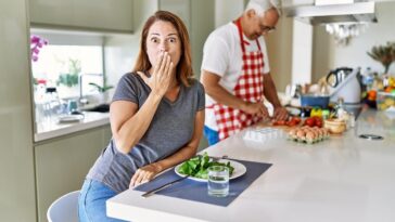 woman shocked at ultra processed foods