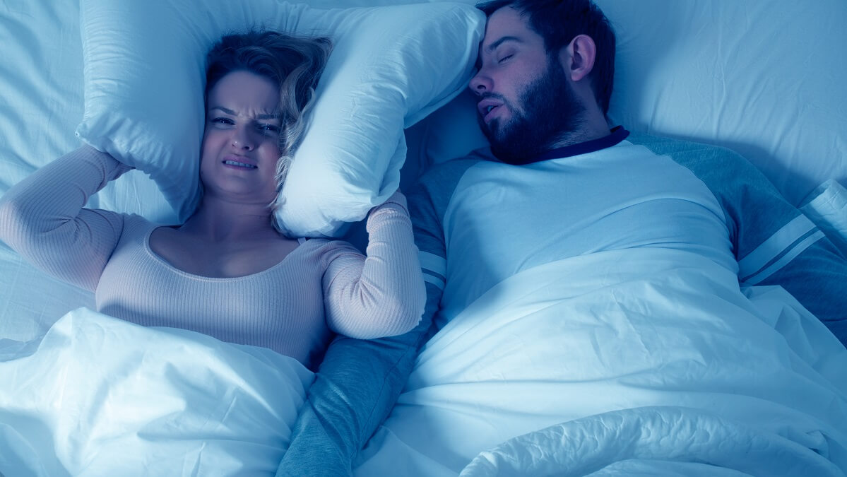 woman who cant sleep next to partner