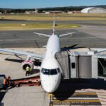 Plane at Canberra airport