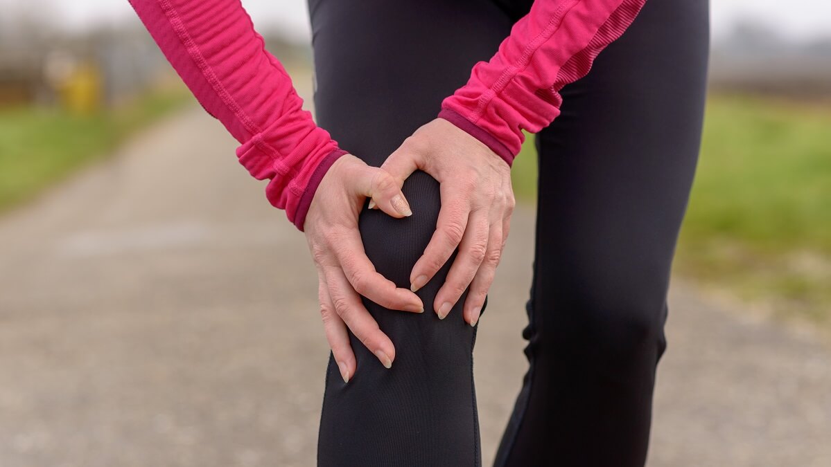 woman with joint pain