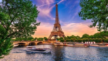 Beautiful shot of Paris