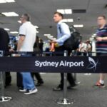Queuing at Sydney airport