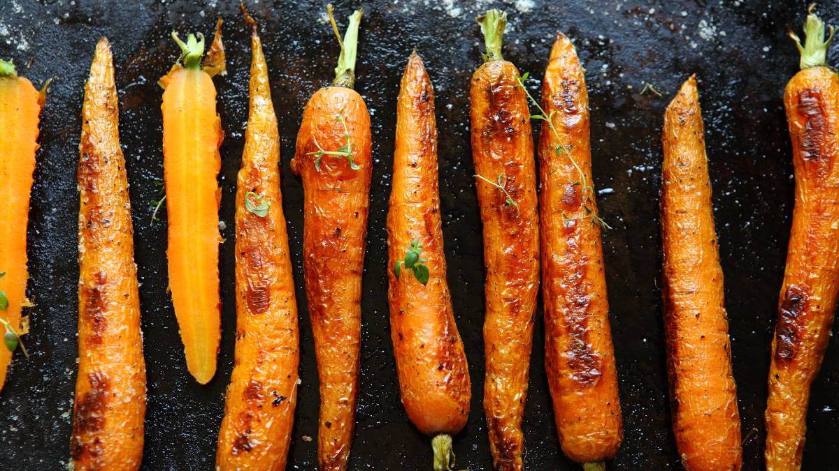 Roast carrots