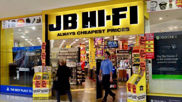JB Hi Fi storefront