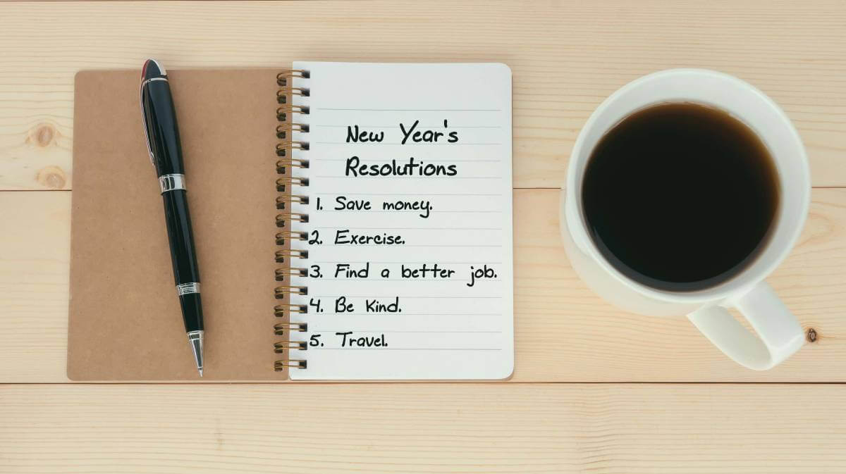 New Year's financial resolutions list