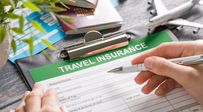 travel agent ticket safe plan trip holiday model insurance money concept