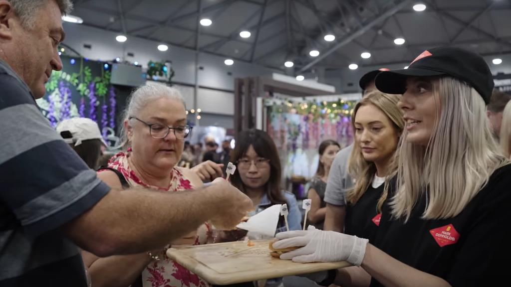 Here’s why this man served Macca’s at a top Australian food show ...
