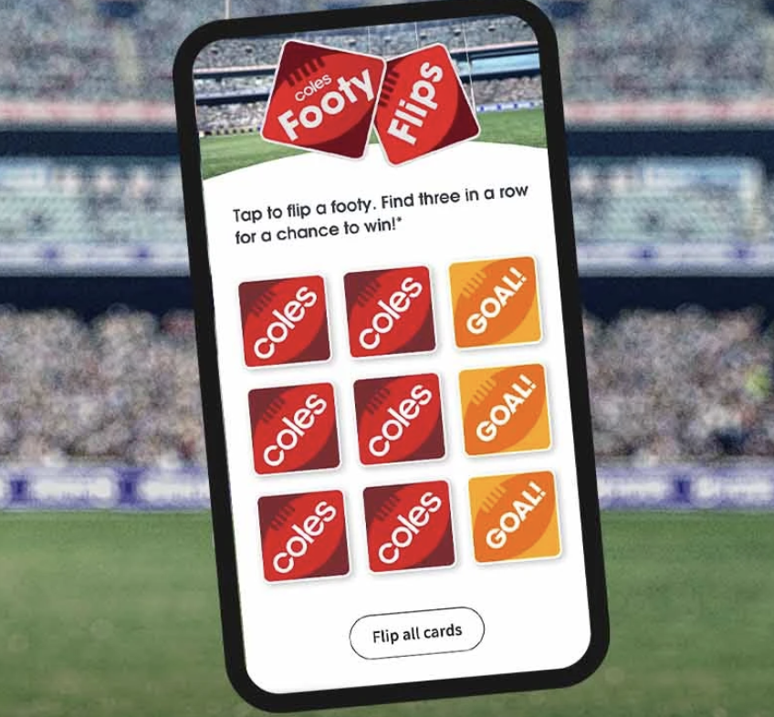 Coles app game gives shoppers a shot at instant savings before Tuesday ...