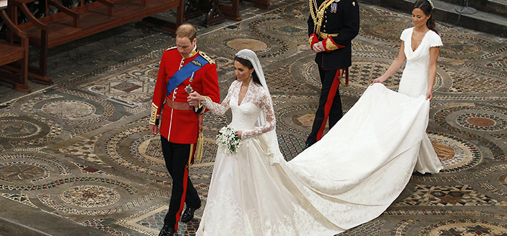 Memorable royal wedding dresses through the ages