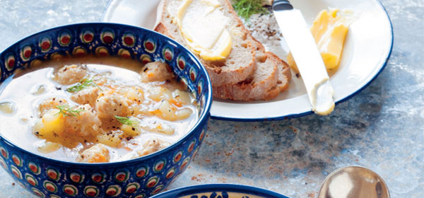 Heart-warming Chicken Meatball Soup