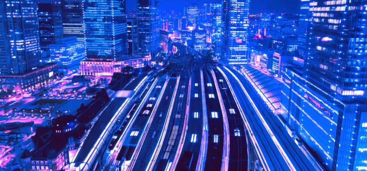Travel Vision: Speeding through the Tokyo night