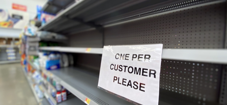 Why supermarket shelves are still empty