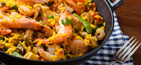 Traditional One-Pot Paella for Two